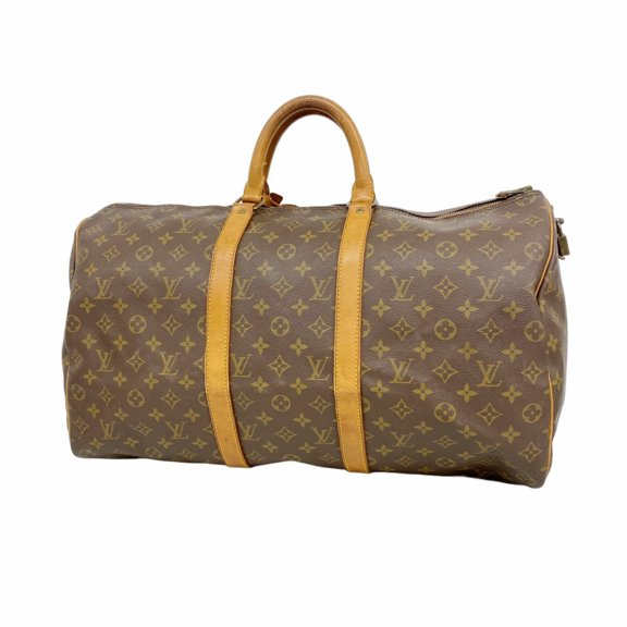 Pre-Owned Louis Vuitton Bags - Boston Monogram Keepall 50 M41426 Brown Men's & Women's