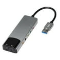 thumbnail image 1 of Tarjeta de sonido externa USB para Windows 8/7/XP, entrada óptica SPDIF, adaptador de tarjeta de sonido de audio multifuncional para PC, computadora portátil, amplificador y grabación., 1 of 7