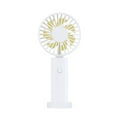 thumbnail image 1 of fastboy Portable Fan Button Switch Battery Powered Adjustable Cooling Fans Cooler White Type 2 1Set, 1 of 6