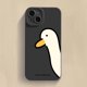 thumbnail image 1 of Cartoon Doubt Duck Smile Lattice Case For iPhone 11 12 13 14 Pro Max XR XS X 7 8 Plus SE2020 Mini Shockproof Soft Silicone Cover xuanjing unisex, 1 of 2