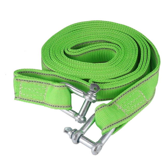 Speravity Cuerda de remolque 8T Heavy Duty Towing Pull Strap con grilletes Cámaras de salpicadero de coche Speravity VI006209-00