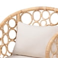 thumbnail image 4 of bali & pari Prisca Natural Rattan 2-Piece Dining Chair Set with Bubble Frame, 4 of 8