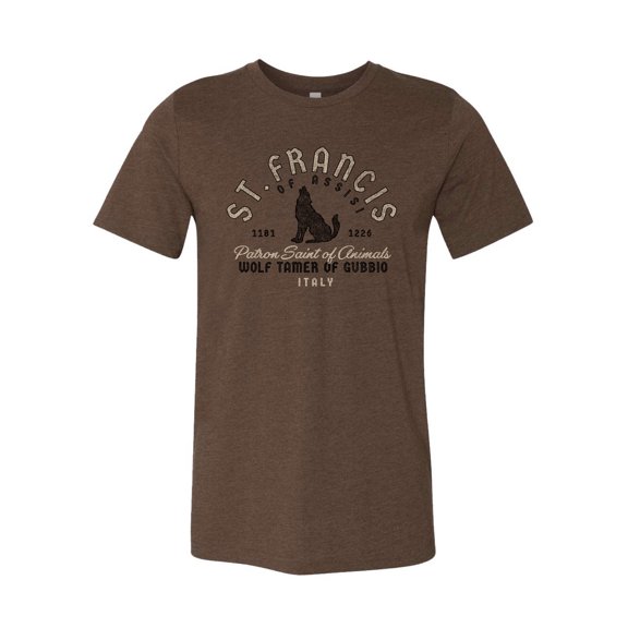 Saint Francis of Assisi | Wolf Tamer of Gubbio, Italy Unisex Shirt
