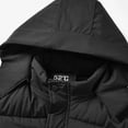 thumbnail image 6 of Mens Jackets Big And Tall Cold Weather Wear Thick Warm Men's Coat with Hood Windbreaker Full-Zip Outdoor Work Men's Winter Coats, 6 of 9