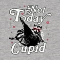 thumbnail image 3 of Wild Bobby Not Today Cupid Cute Funny Trash Panda Meme Valentine's Day Unisex Crewneck Sweatshirt, 3 of 6