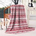 thumbnail image 2 of Red Christmas Pattern Blanket,Comfortable Soft Lamb Wool Throw Blanket,All Season,Warm Lightweight Blankets for Sofa Bed Couch Living Room Chair,60"x80", 2 of 4