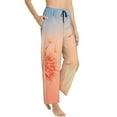 thumbnail image 3 of Kdxio Women's Comfy Stretch The Sunset of DandelionPrint Drawstring Pajama Pants-Medium, 3 of 9