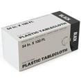 thumbnail image 3 of Exquisite 54 Inch. x 100 Ft. Plastic Tablecloth Roll With Built In Slide Cutter - Black, 3 of 12