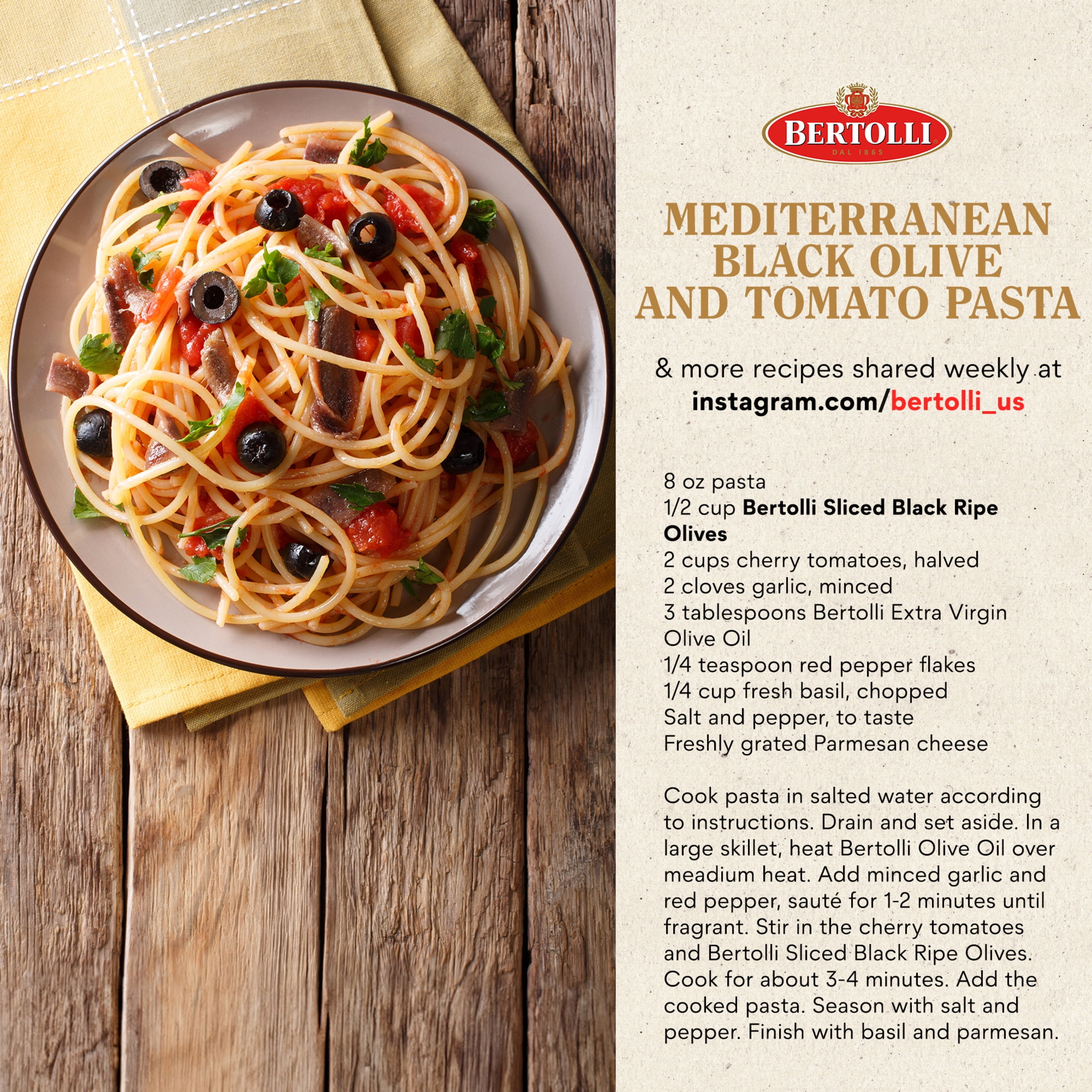 Bertolli Sliced Black Olives 3 oz