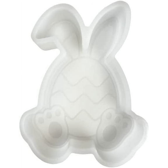 Easter Egg Bunny Ears Freshie Mold Silicone  4 x 3 x 0.8 inches Easter Car Freshie for Scented Aroma Beads Supplies, Resin, Car Candle, Soap Oven Safe Bake Heat Resistant to 400 F