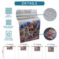 thumbnail image 6 of Independence Day Table Runner 70 Inches, Funny Dogs Red Blue Balloons Gray Wood Bed Runner Dresser Scarves Tabletop for Indoor Outdoor Parties/Ceremony/Banquet, 13" x 70", 6 of 9