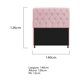 thumbnail image 3 of Cabecera Lady matrimonial - Rosa claro WEIK Lady, 3 of 3