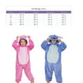 thumbnail image 3 of XGeek Stich Cartoon Onesie Costumes One Piece Pajama, Kids, Blue, 3 of 4