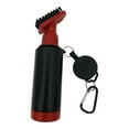 thumbnail image 3 of Cepillo de limpiador de club de golf con cable retráctil con botella de spray Regalo multipropósito al aire libre Cepillo de club de golf fácil de Rojo, 3 of 7