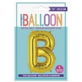 thumbnail image 2 of Unique Industries 14" Gold Solid Print Birthday Balloon, 2 of 3