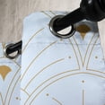 thumbnail image 3 of Ambesonne Art Deco Grommet Curtain, Pale Blue Classic Scales, 50"x120", Pale Blue Sand Brown, 3 of 5