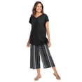 thumbnail image 2 of Woman Within Plus Size Pull-On Elastic-Waist Soft Capri, 2 of 5