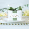 thumbnail image 1 of LNGOOR 50pcs Square Wedding Favor Boxes Festival Candy Gift Packaging, 1 of 6