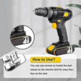 thumbnail image 4 of 8PCS Belt Clip for Ryobi, Belt Hook with Screw for Ryobi and Ridgid 18 Volt Tools 633586002, for Ryobi Makita Dewalt, 4 of 5