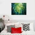 thumbnail image 4 of COMIO Startonight Canvas Wall Art Decor Abstract Seven Colored Trees Painting for Living Room, 4 of 4