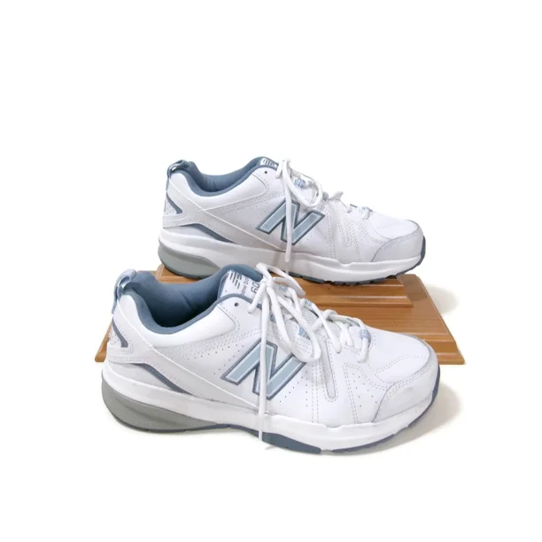 Mens Size 8 Womens Size 9.5 D NEW BALANCE 608 Athletic Sneakers Shoes Blue/White