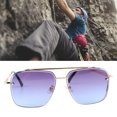 thumbnail image 1 of Gafas De Sol Con Montura De Metal, Elegantes Gafas De Sol Ergonómicas, Protección UV, Ajustables, Simples Para Mujeres Para Vacaciones, 1 of 7