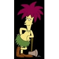 thumbnail image 2 of Men's The Simpsons Sideshow Bob Portrait  Sweatshirt Black Small, 2 of 4