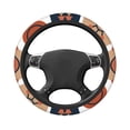 thumbnail image 6 of XMXT Boho Decor Geometric Patterns Steering Wheel Cover, Elastic Non-Slip Universal Fit Car Decor Accessories Protector for Auto SUV Trucks, 6 of 8