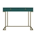 thumbnail image 3 of Camila Writing Desk, Emerald Green, 3 of 9
