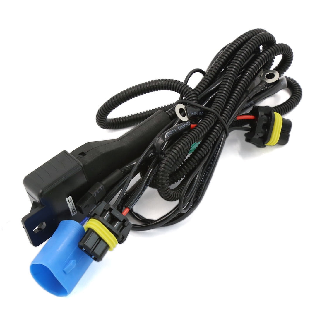 12V 35W 9007 Relay Wiring Harness Controller for Bi-Xenon HID Xenon Blub Kit