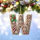 thumbnail image 1 of Colgante navideño Harliver de 26 letras, estilo pan de jengibre, con letras de la A a la Z, para colgar en el árbol., 1 of 4