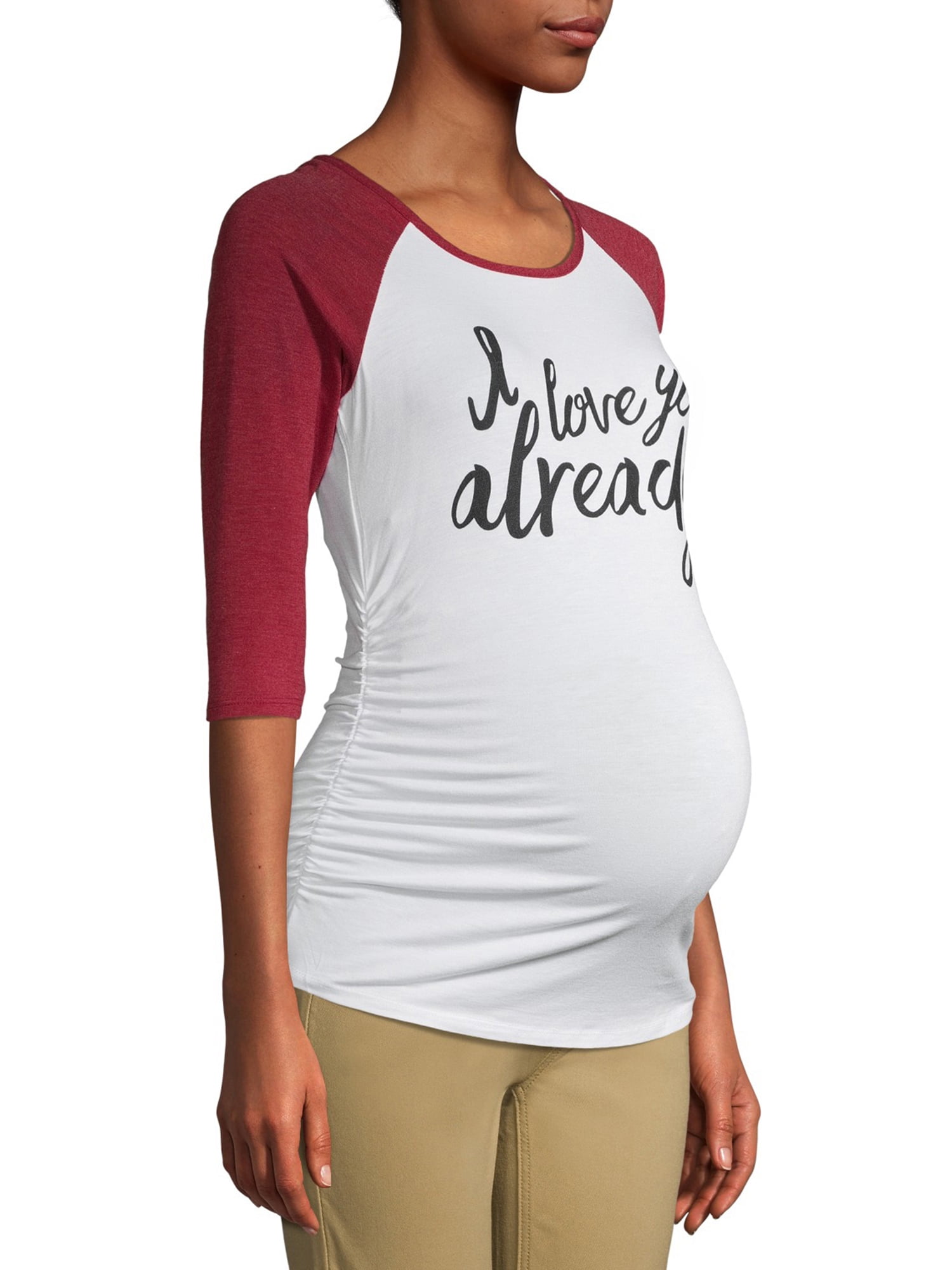 Motherhood Motherhood Maternity Graphic Baseball Tee