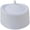 White, variant on Traditional Muslim Prayer Hat, Solid Color Acrylic Beanie for Daily Wear, Black, 57 cm, 1 Piece