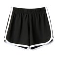 thumbnail image 2 of BLOCLOALO Athletic Shorts Pajama Shorts Fashion Women Lady Summer Sport Shorts Beach Short Pants Running Shorts Stretch Shorts Elastic Waist Shorts Black L, 2 of 4