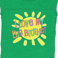 thumbnail image 4 of Inktastic I Love my Big Brother- sun and rainbow letters Boys or Girls Baby Bodysuit, 4 of 5