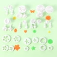 thumbnail image 4 of Yuarrent 33 unids/set molde antiadherente para magdalenas, galletas, postres, magdalenas, dulces, Fondant, moldes para hornear, cocina Cocina y Comedor, 4 of 6