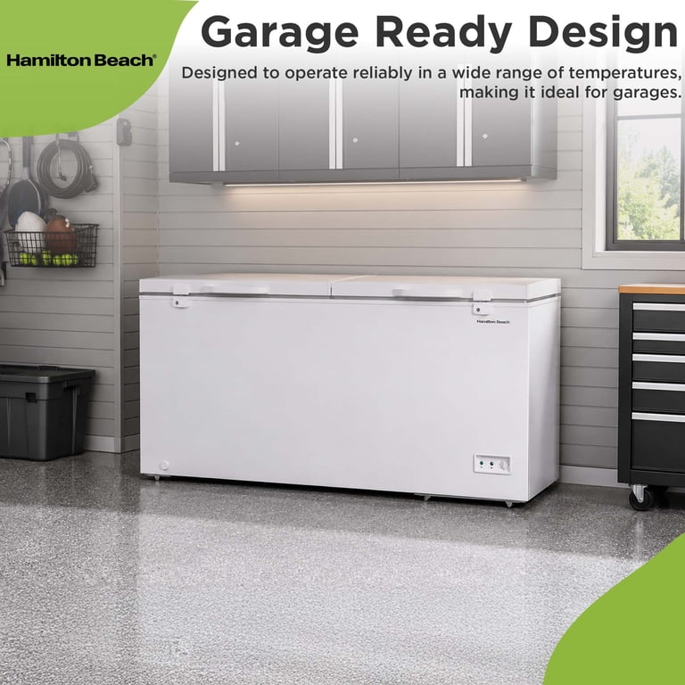 Hamilton Beach 17 Cu. ft. Garage Ready Chest Freezer, Large