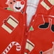 thumbnail image 5 of Pijamas Navideñas Mono con capucha navideño Ropa de dormir familiar informal Ropa para el hogar Ygjytge Rojo*niño 9 A para Unisex, 5 of 9