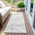 thumbnail image 6 of Addison Rugs Chantille Indoor/Outdoor Transitional Watercolors Ivory Washable Runner Rug, 2'3" x 7'6", 6 of 6