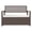 Brown, variant on Craftian 70 Gallon PE Rattan Patio Deck Box, All-Weather Outdoor Storage Bench, Beige