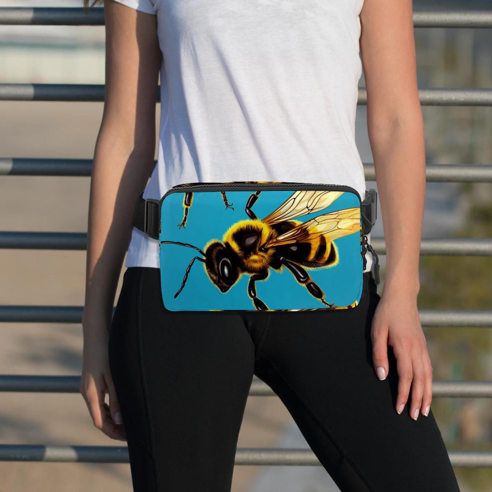 Starry Bee Lightweight Adjustable Waist Pack with Extension Strap - Unisex Fanny Pack Money Belt