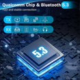 thumbnail image 3 of Bluetooth Transmitter Receiver for TV, 2-in-1 Bluetooth 5.3 Adapter for Airplane, Gym Equipment, Cars, 3 of 5