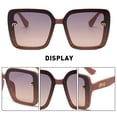 thumbnail image 3 of Gafas de sol cuadradas con polvo de purpurina, gafas anti-ultravioleta personalizadas, fabricadas en PC, 3 of 5