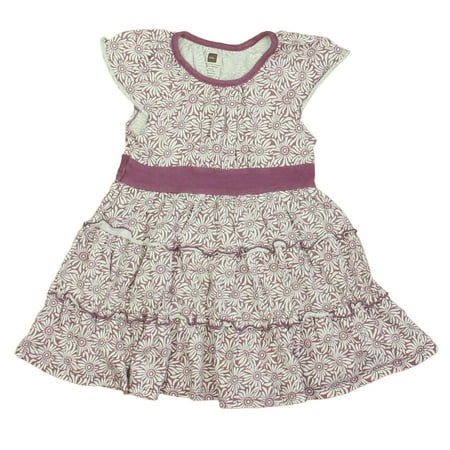 

Pre-owned Tea Girls Purple | White Dress size: 2T