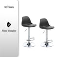 thumbnail image 4 of SET DE 2 BANCOS TIPO EAMES COLOR NEGRO, 4 of 6