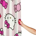 thumbnail image 3 of Hello Kitty Shower Curtain, Waterproof Bathroom Shower Curtains, Washable Cloth Shower Curtain With 12 Hooks, 72 "W X 72" L, 3 of 9