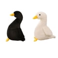 thumbnail image 1 of Lindo juguete de peluche, cama para fiestas navideñas, para niños, suave y vívido, muñeco de pato. 30cm Blanco 30cm Negro, 1 of 9