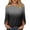 52# Dark Gray, variant on 3/4 Length Sleeve Womens Tops Bell Sleeve Baseball Shirt Flared Gradient Summer Casual T-Shirts Tees Blouses Light Blue S