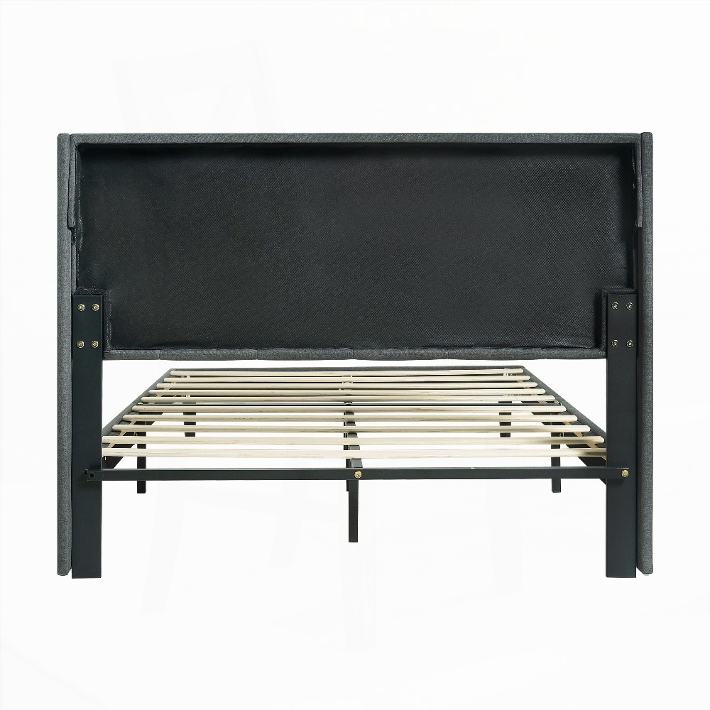 Modern Upholstered Queen Bed Frame with Key Features | Easy Assembly, No Box Spring