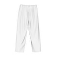 thumbnail image 5 of Balery Men'S White Pants,Sleepwear Pants,Pajama Pants,Pj Bottoms Drawstring And Pockets-Small, 5 of 9